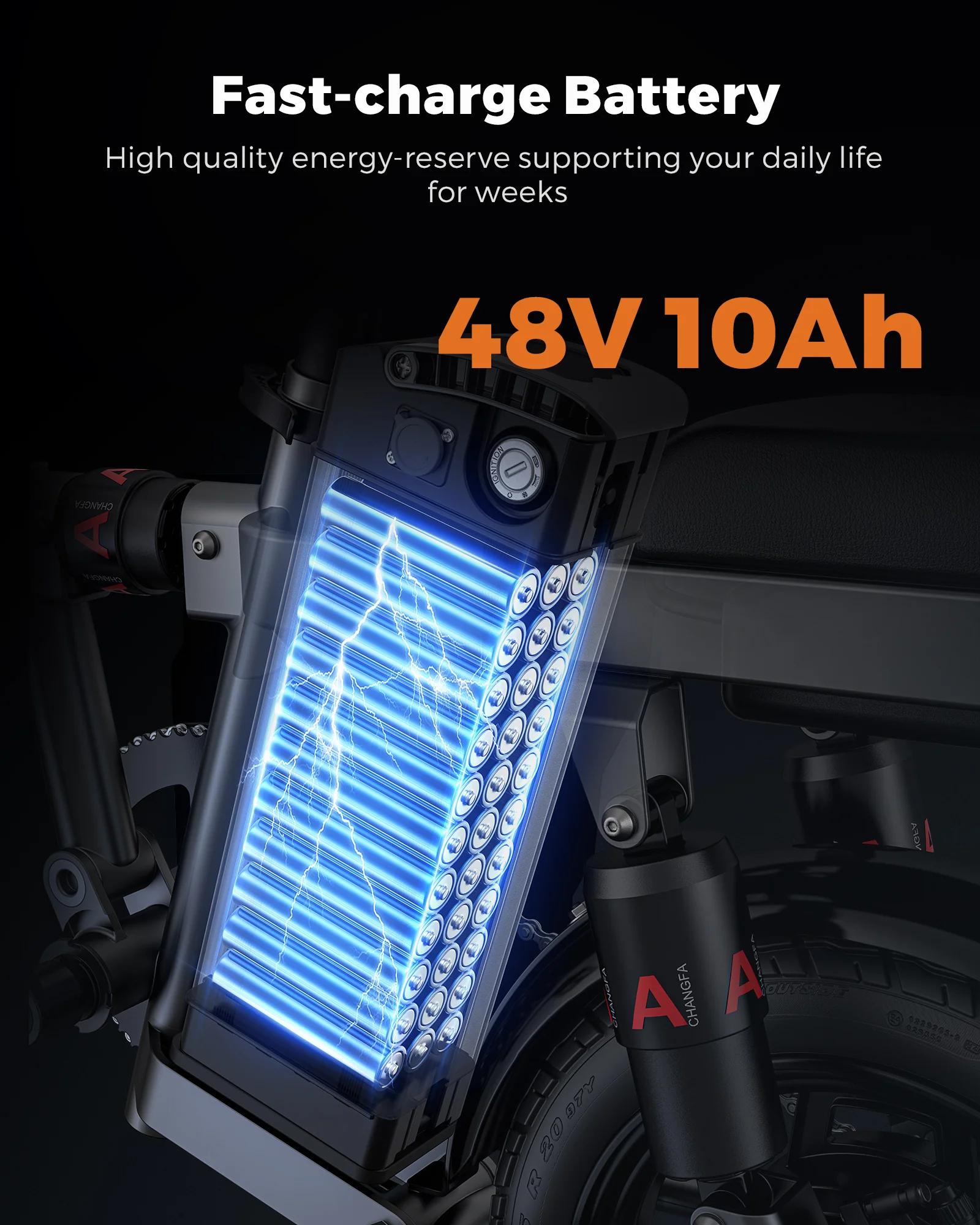 ENGWE T14 25OW-Foldable Electric Bike City E-bike 1OAh 25km/h 8Okm